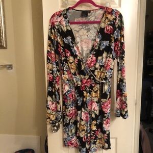 ASOS Curve floral Romper size 16